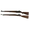 Image 2 : Two U.S. Military Rifles -A) U.S. International Harvester M1 Garand Semi-Automatic Rifle with Bayone