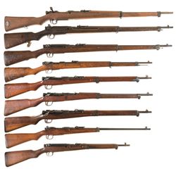 Nine Japanese Bolt Action Military Longarms -A) Training Rifle