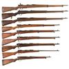 Image 1 : Nine Japanese Bolt Action Military Longarms -A) Training Rifle