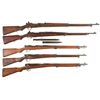 Image 1 : Five Japanese Bolt Action Long Guns -A) Mukden Zero Series Type 38 Rifle