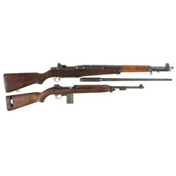 Two U.S. Semi-Automatic Long guns -A) U.S. Springfield M1 Garand Rifle