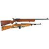 Image 1 : Two American Long Guns -A) Mossberg Model 44US (d) Bolt Action Rifle