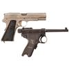 Image 2 : Two Semi-Automatic Pistols -A) Polish Radom VIS Model 35 Pistol with Nazi Markings