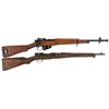 Image 1 : Two Military Bolt Action Longarms -A) British Enfield No. 5 MK I "Jungle Carbine"