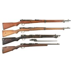 Four Japanese Bolt Action Military Longarms -A) Type 99 Rifle