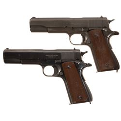Two U.S. Military Semi-Automatic Pistols -A) U.S. Ithaca Model 1911A1 Pistol