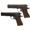 Image 1 : Two U.S. Military Semi-Automatic Pistols -A) U.S. Ithaca Model 1911A1 Pistol