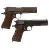 Image 2 : Two U.S. Military Semi-Automatic Pistols -A) U.S. Ithaca Model 1911A1 Pistol