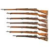 Image 3 : Seven Bolt Action Japanese Military Longarms and One Sword -A) Type 38 Rifle with Sword