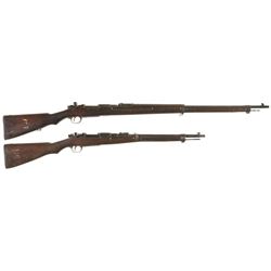 Two Japanese Type 30 Bolt Action Long Guns -A) Tokyo Arsenal Type 30 Training Rifle