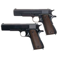 Two U.S. Military Semi-Automatic Pistols -A) Pre-War U.S. Colt Model 1911A1 Pistol