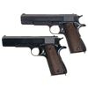 Image 1 : Two U.S. Military Semi-Automatic Pistols -A) Pre-War U.S. Colt Model 1911A1 Pistol
