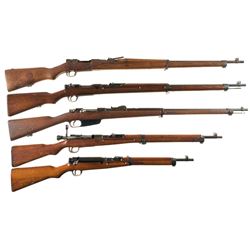 Five Bolt Action Military Rifles -A) Japanese Type 38 Rifle