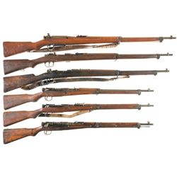 Six Bolt Action Military Rifles -A) Japanese Type 38 Training Rifle