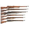 Image 1 : Six Bolt Action Military Rifles -A) Japanese Type 38 Training Rifle