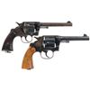 Image 2 : Two Colt Double Action Revolvers -A) U.S. Colt Army Model 1903 Revolver