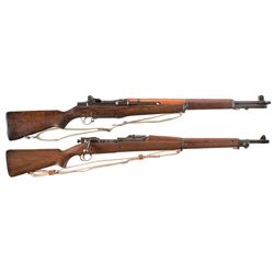 Two U.S. Military Rifles -A) U.S. Winchester M1 Garand Semi-Automatic Rifle