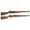 Image 1 : Two U.S. Military Rifles -A) U.S. Winchester M1 Garand Semi-Automatic Rifle