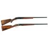 Image 1 : Two Double Barrel Sporting Shotguns -A) Baker Black Beauty Model Shotgun