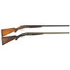 Image 1 : Two Double Barrel Hammerless Shotguns -A) L.C. Smith/Hunter Arms Field Grade 16 Gauge Shotgun