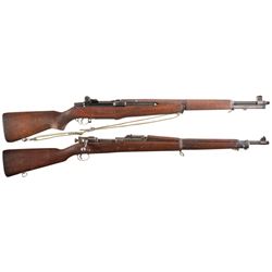 Two U.S. Military Rifles -A) U.S. Winchester M1 Garand Semi-Automatic Rifle