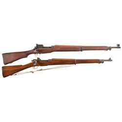 Two U.S. Bolt Action Rifles -A) U.S. Remington Model 1917 Rifle