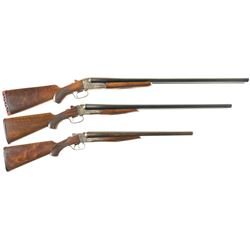 Three Stevens Double Barrel Shotguns -A) Stevens Model 5000 16 Gauge Shotgun