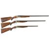 Image 1 : Three Stevens Double Barrel Shotguns -A) Stevens Model 5000 16 Gauge Shotgun