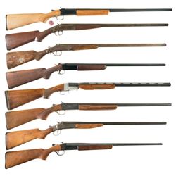 Eight Single Shot Shotguns -A) Winchester Model 370 16 Gauge Shotgun