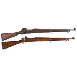 Two U.S. Military Bolt Action Rifles -A) U.S. Eddystone Model 1917 Rifle