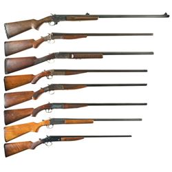 Collector's Lot of Eight Stevens Sporting Single Shot Shotguns -A) Savage/Stevens Model 9478 10 Gaug