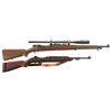 Image 1 : Two U.S. Long Guns -A) U.S. Springfield Model 1903 Bolt Action Rifle with Unertl Scope