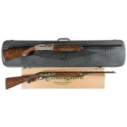 Two Remington Sporting Semi-Automatic Shotguns -A) Engraved Remington Model 11-87 Ducks Unlimited Ed