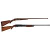 Image 1 : Two Ithaca Shotguns -A) Ithaca Flues Model Grade 1 Double Barrel Hammerless Shotgun