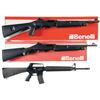 Image 1 : Two Slide Action Shotguns and One Semi-Automatic Rifle -A) Benelli Super Nova Tactical Shotgun with 