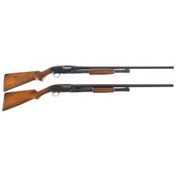 Two Winchester Model 12 20 Gauge Slide Action Shotguns -A) Winchester Model 12 Shotgun