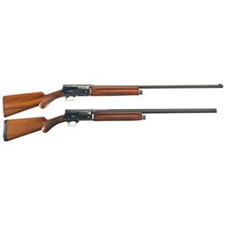 Two Auto 5 16 Gauge Semi-Automatic Shotguns -A) Belgian Browning Auto 5 Shotgun