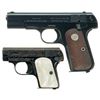 Image 1 : Two Colt Semi-Automatic Pistols -A) Colt Model 1903 Pocket Hammerless Pistol