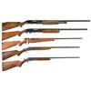 Image 1 : Five Shotguns -A) Pre-War Winchester Model 12 Slide Action Shotgun