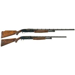 Two Winchester Model 12 Slide Action Shotguns -A) Winchester Model 12 Shotgun