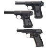 Image 1 : Three Semi-Automatic Pistols -A) Savage Arms Model 1907 Pistol