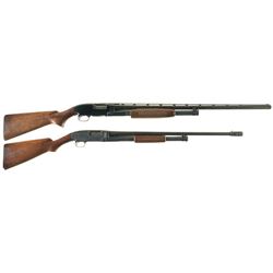 Two Winchester Model 12 Slide Action Shotguns -A) Winchester Model 12 Shotgun