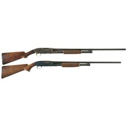 Two Winchester Model 12 Slide Action Shotguns -A) Winchester Model 12 Shotgun