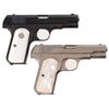 Image 2 : Two Colt Semi-Automatic Pistols -A) Colt Model 1908 Pocket Hammerless Pistol