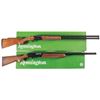 Image 1 : Two Remington Shotguns with Boxes -A) Remington 3200 Over/Under Trap Shotgun