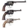 Image 2 : Three Colt Double Action Revolvers -A) Colt Police Positive Revolver
