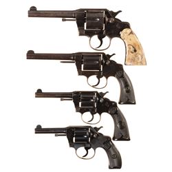 Four Colt Double Action Revolvers -A) Colt Army Special Revolver