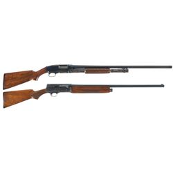 Two Sporting Shotguns -A) Savage Model 1921 Slide Action Shotgun