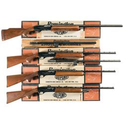 Four Remington Model 1100 Semi-Automatic Shotguns with Boxes -A) Remington Model 1100 SA Grade Shotg