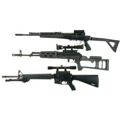 Three Semi-Automatic Rifles -A) Yugoslavian Model 59/66 SKS Rifle